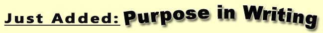 purpose in writing